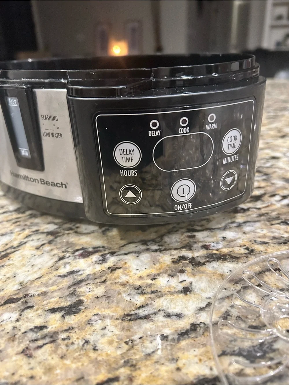 HAMILTON BEACH 5.5 Qt Digital Food Steamer 2 Tier Type VS02 Model 37537 WORKS